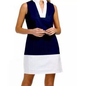 STS Sail to Sable Cotton Dress S Small Blue White Washable Sleeveless $198